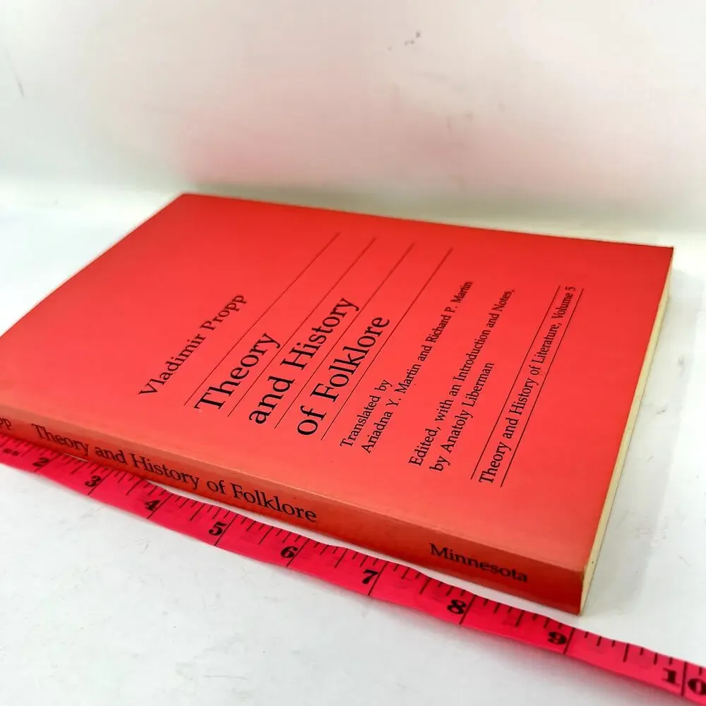 Theory and History of Folklore Volume 5 Literature Propp 1984 Paperback Book VTG